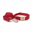 Lady in Red Collar & Leash Set - Mona & Milo