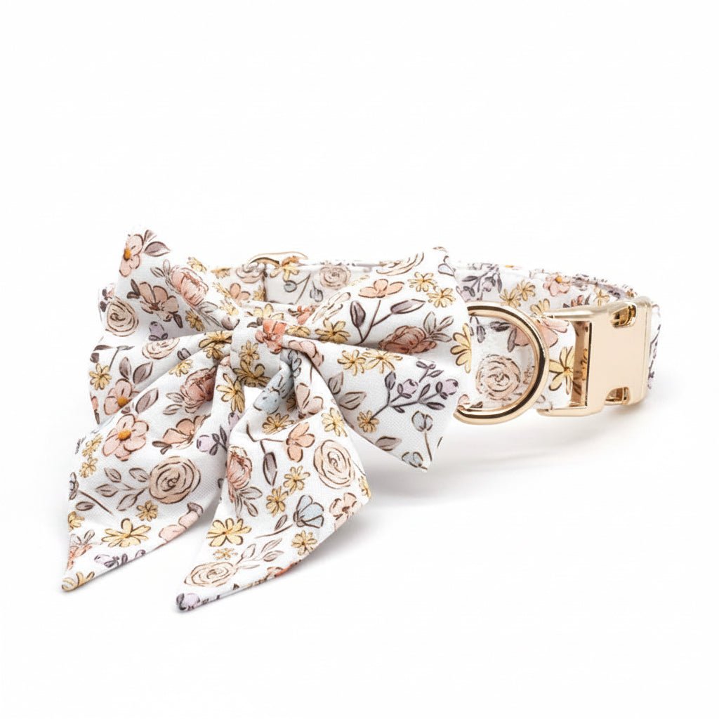 Blossom Belle Collar & Leash Set - Mona & Milo