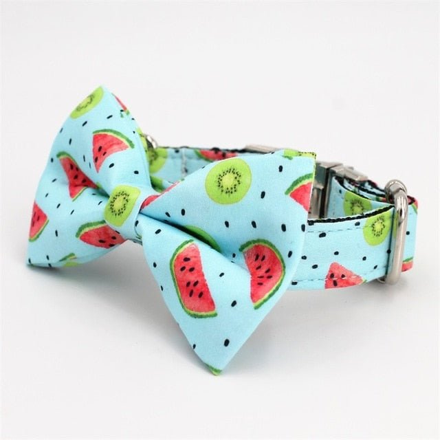 Watermelon Splash Collar & Leash Set - Mona & Milo