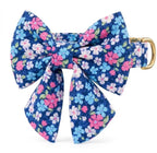 Blue Dahlia full walk harness by Mona & Milo, featuring adjustable straps and soft fabric for comfortable pet walks.