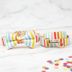 Happy Stripes Collar & Leash Set - Mona & Milo