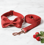 Lady in Red Collar & Leash Set - Mona & Milo