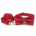 Lady in Red Collar & Leash Set - Mona & Milo