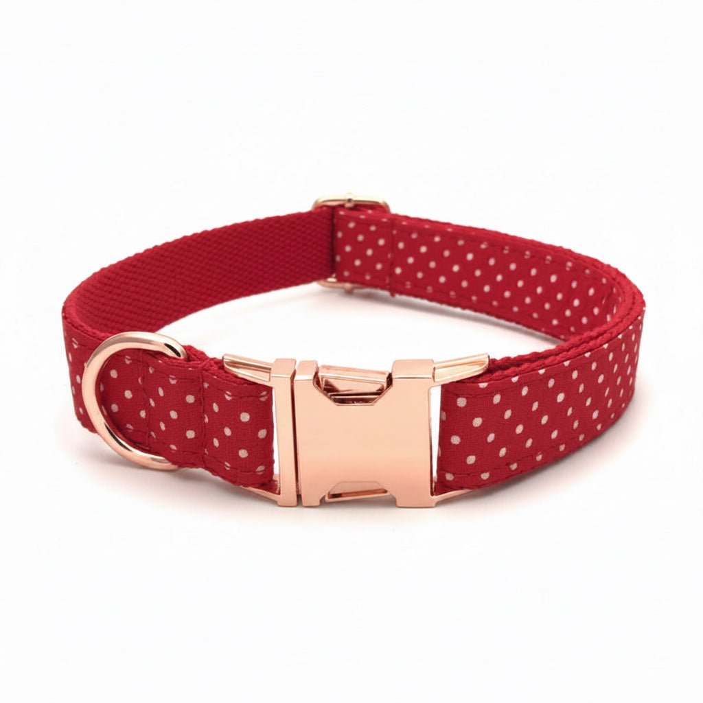 Lady in Red Collar & Leash Set - Mona & Milo