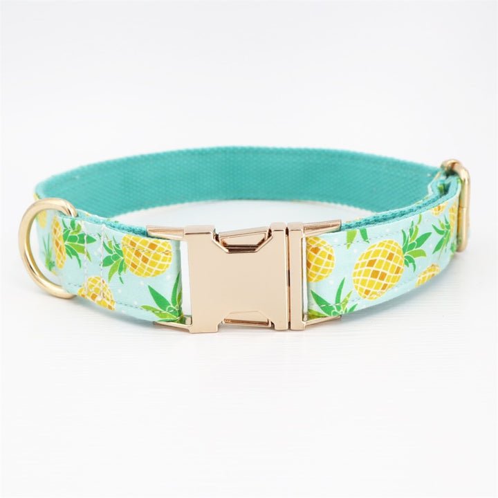 Pineapple Parade Collar & Leash Set - Mona & Milo