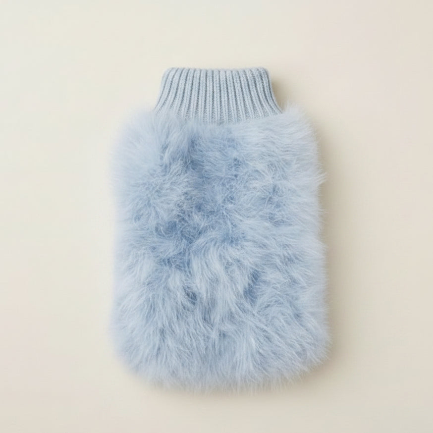 Mona & Milo Câlin Vintage Fluffy Sweater, cozy knit sweater with soft, plush texture and vintage-inspired design.