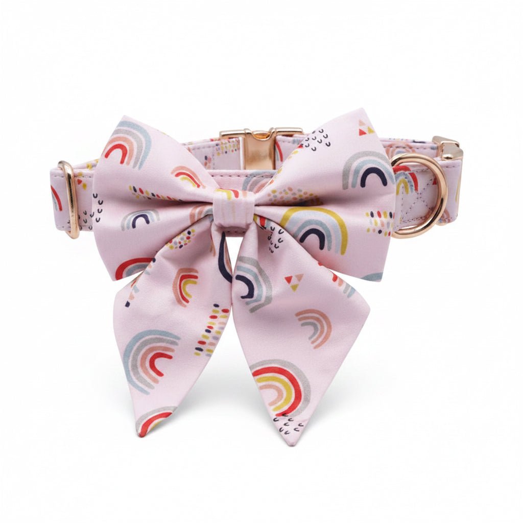 Chasing Rainbows Collar & Leash Set - Mona & Milo