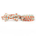 Peach Bellini collar and leash set for dogs by Mona & Milo, featuring a stylish peach-colored design