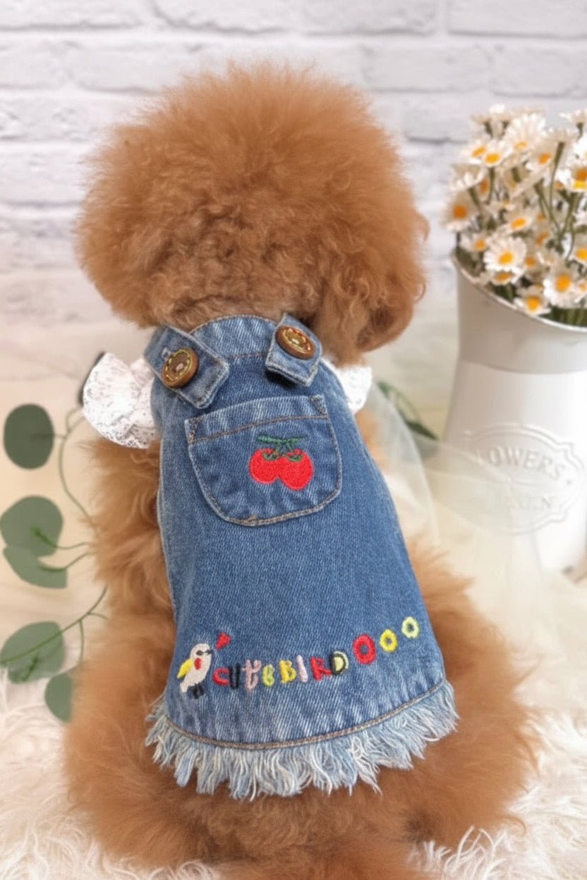 Garden Song Denim Dress - Mona & Milo