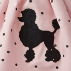 Elegant black poodle dress by Mona & Milo featuring a stylish design and comfortable fit, perfect for special occasions.