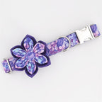 Purple Rain Collar & Leash Set - Mona & Milo