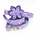 Purple Rain Collar & Leash Set - Mona & Milo
