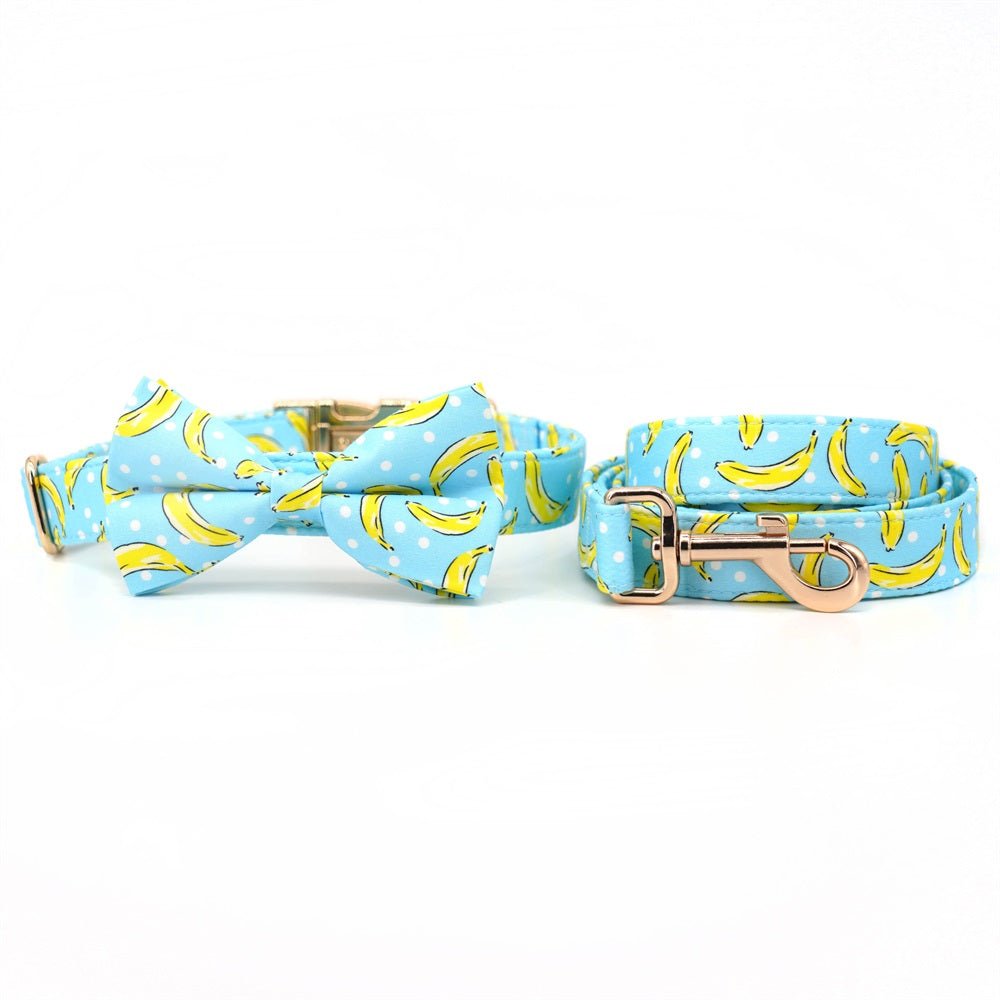 Banana Split Collar & Leash Set - Mona & Milo