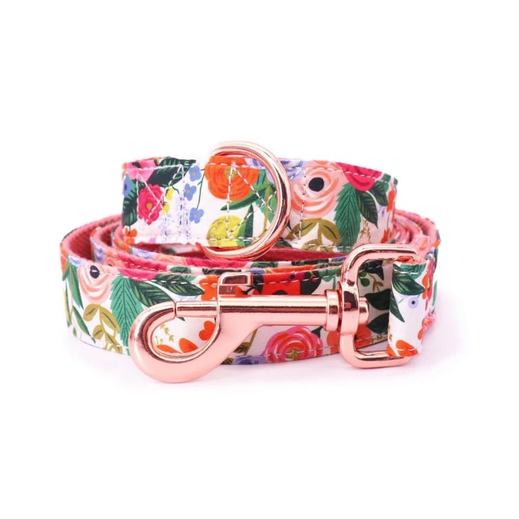 Strawberry-themed adjustable pet harness with bowtie collar for dogs, suitable for wedding or birthday celebrations.