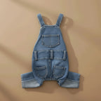 Mona & Milo Hugo Denim jumpsuit overalls with adjustable straps and front pockets, casual and stylish for everyday wear.