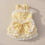 Mona & Milo Prinsy Daisy Ruffle Dress for girls with floral print and ruffled details, perfect for spring and summer wear.