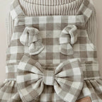 Mona & Milo Cozbury checkered dress and jumpsuit with a stylish pattern, featuring a comfortable fit and modern design.