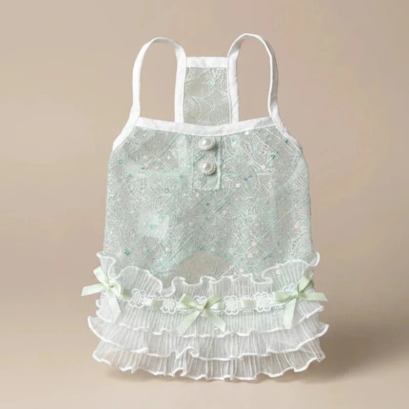 Mona & Milo Bella Lace Dress in elegant lace with a fitted silhouette and delicate neckline, perfect for special occasions.