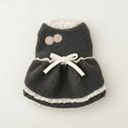 Mona & Milo Fernandine Warm Sherpa Dress showing cozy, plush fabric and classic fit in a stylish dress design.