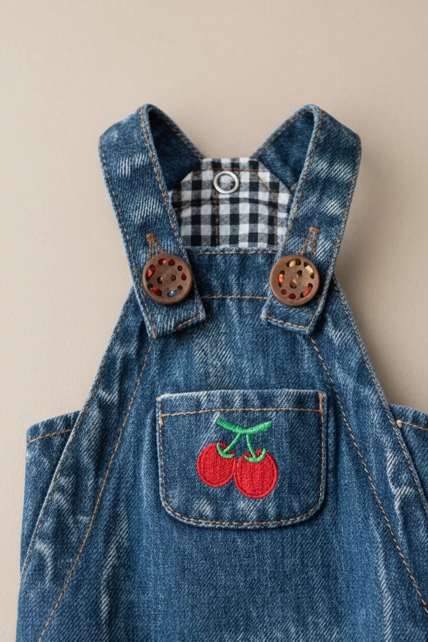 Garden Song Denim Dress - Mona & Milo