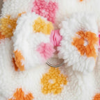 Mona & Milo Calypso Floral Fleece Dress with vibrant floral pattern, cozy fleece fabric, and casual fit.