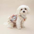 Mona & Milo Penelope patchwork cotton dress featuring a colorful, casual design with short sleeves and a relaxed fit.