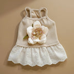 Florence Cotton Flower Dress by Mona & Milo featuring a floral print, sleeveless design, and lightweight cotton fabric.