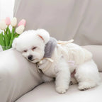Mona & Milo Fernandine Warm Sherpa Dress in cozy, plush fabric, featuring a relaxed fit and stylish design.