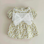 Tansy Bow Cotton Dress - Mona & Milo