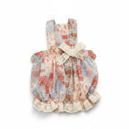 Mona & Milo Penelope patchwork cotton dress featuring colorful fabric blocks and a comfortable, casual fit.