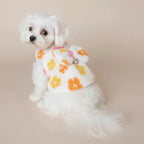 Mona & Milo Calypso Floral Fleece Dress with vibrant floral pattern and cozy fleece material, perfect for casual wear.