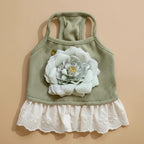 Florence Cotton Flower Dress by Mona & Milo, lightweight dress with floral print and sleeveless design
