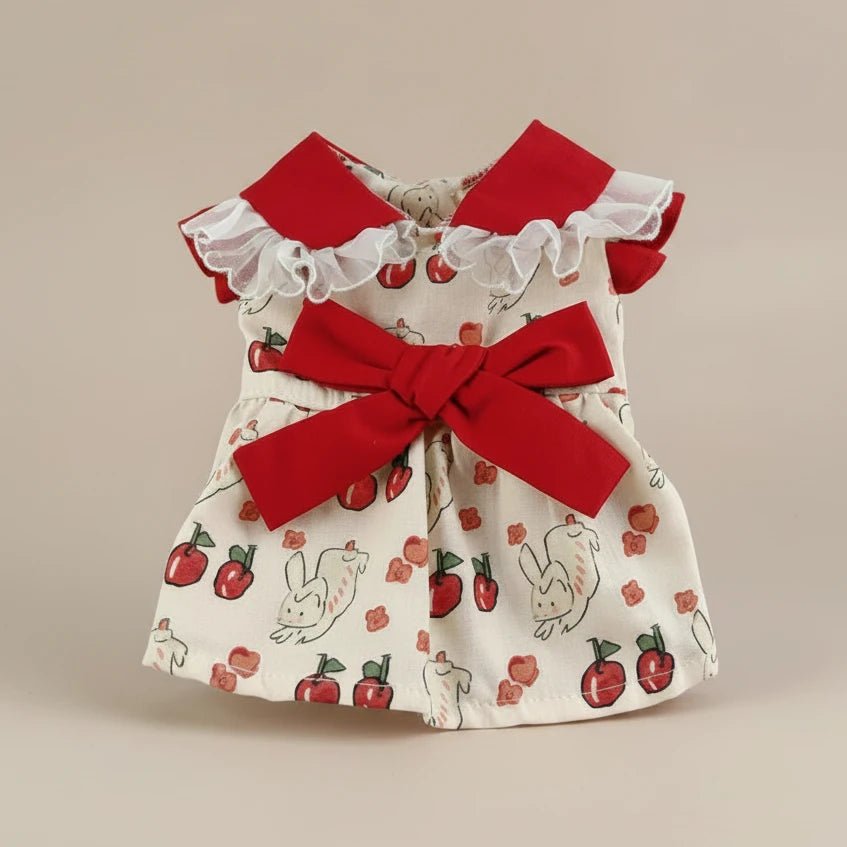 Mona & Milo Marmalade Cotton Dress for girls, featuring a colorful patterned design and short sleeves.