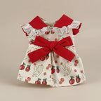 Mona & Milo Marmalade Cotton Dress for girls, featuring a colorful patterned design and short sleeves.