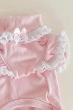 Mona & Milo dreamy lace cotton top with delicate lace detailing, short sleeves, and a relaxed fitoccasions.