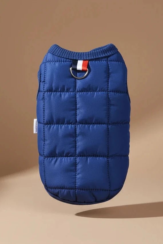 “Cozy dog jacket, lightweight, windproof, and leash-ready”