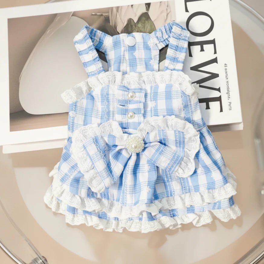 Mona & Milo Prinsy Daisy Ruffle Dress for girls, featuring a floral pattern and ruffled sleeves
