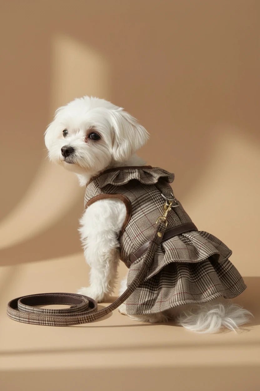 Flâner Plaid Dog Harness