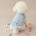 Mona & Milo Soleil floral embroidered dress with colorful floral patterns and delicate embroidery, perfect for summer wear.
