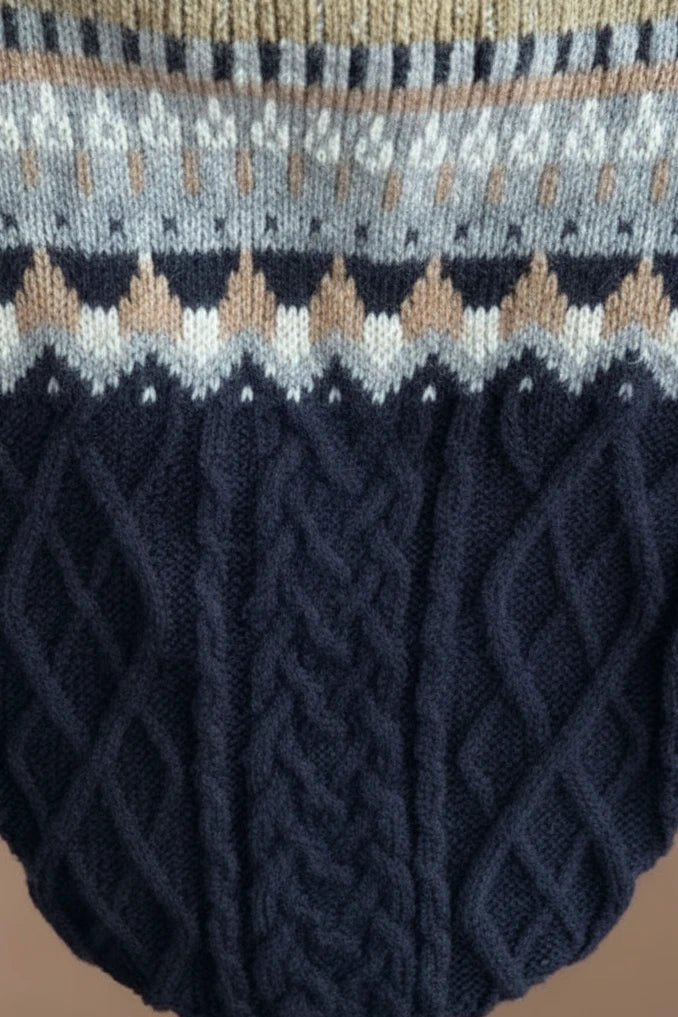 Elegant small dog sweater for French Bulldog argyle flat lay
