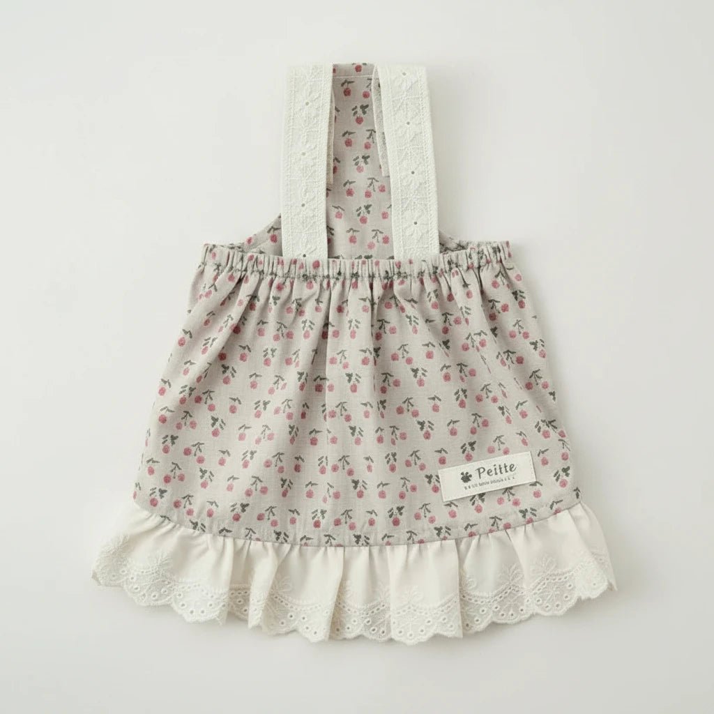 Fern & Rue cotton dress by Mona & Milo featuring a flowy, lightweight design with floral patterns and short sleeves.